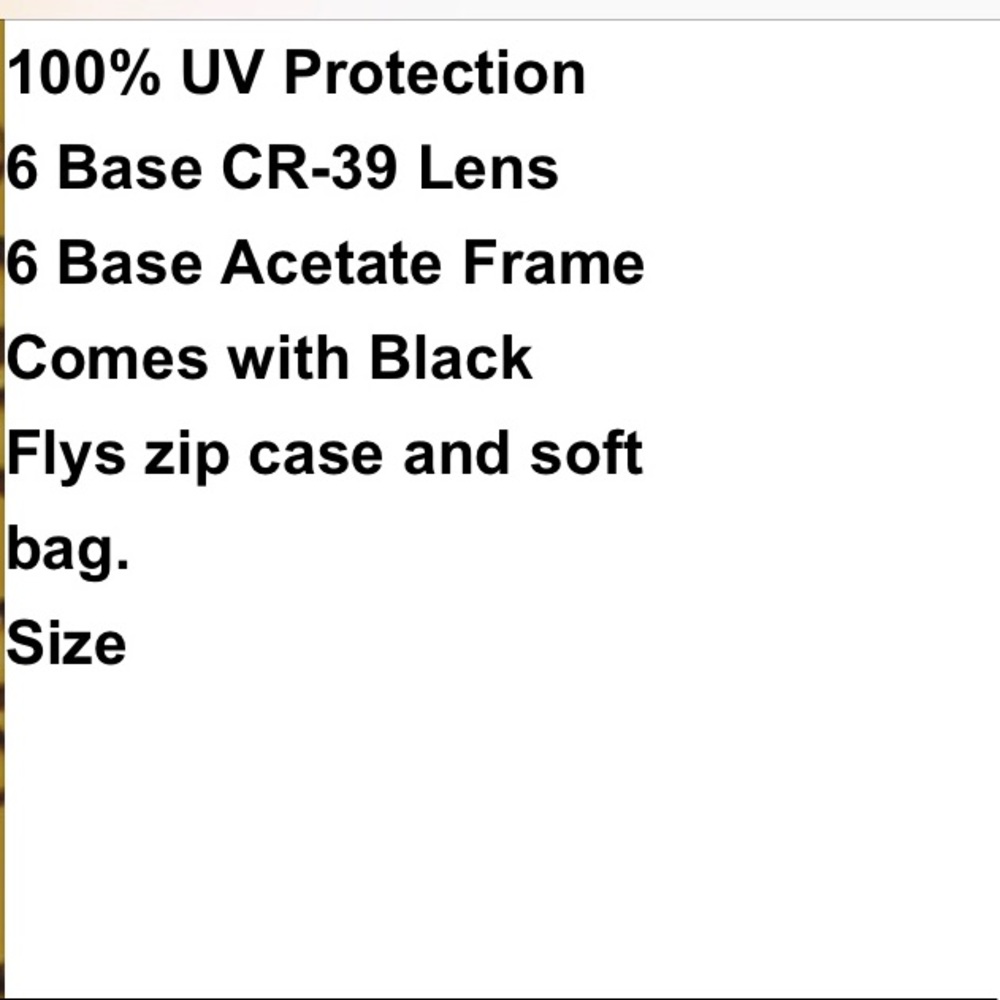 Fly Carmen Sunglasses NWT with Case - Picture 6 of 7